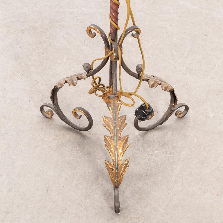 Golvlampa barockstil Italien 1900-talets mitt.