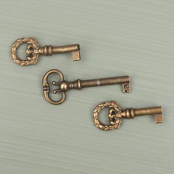 A Gustavian style sideboard, late 20th century.