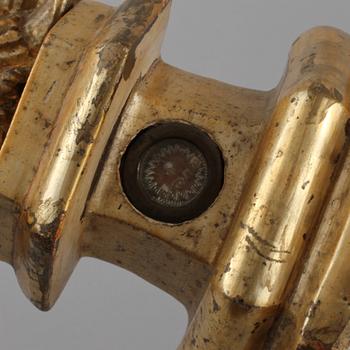 SAKRALA SKULPTURER, två st, Sydeuropa, 1800-tal.