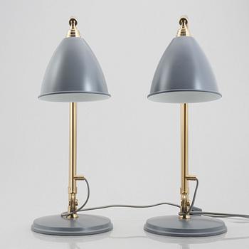 Robert Dudley Best, a pair of 'BL 1' table lights, Bestlite, Gubi, Denmark.