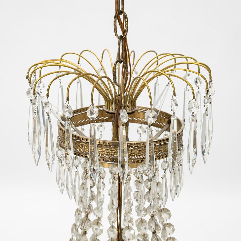 An Empire style chandelier, 20th Century.
