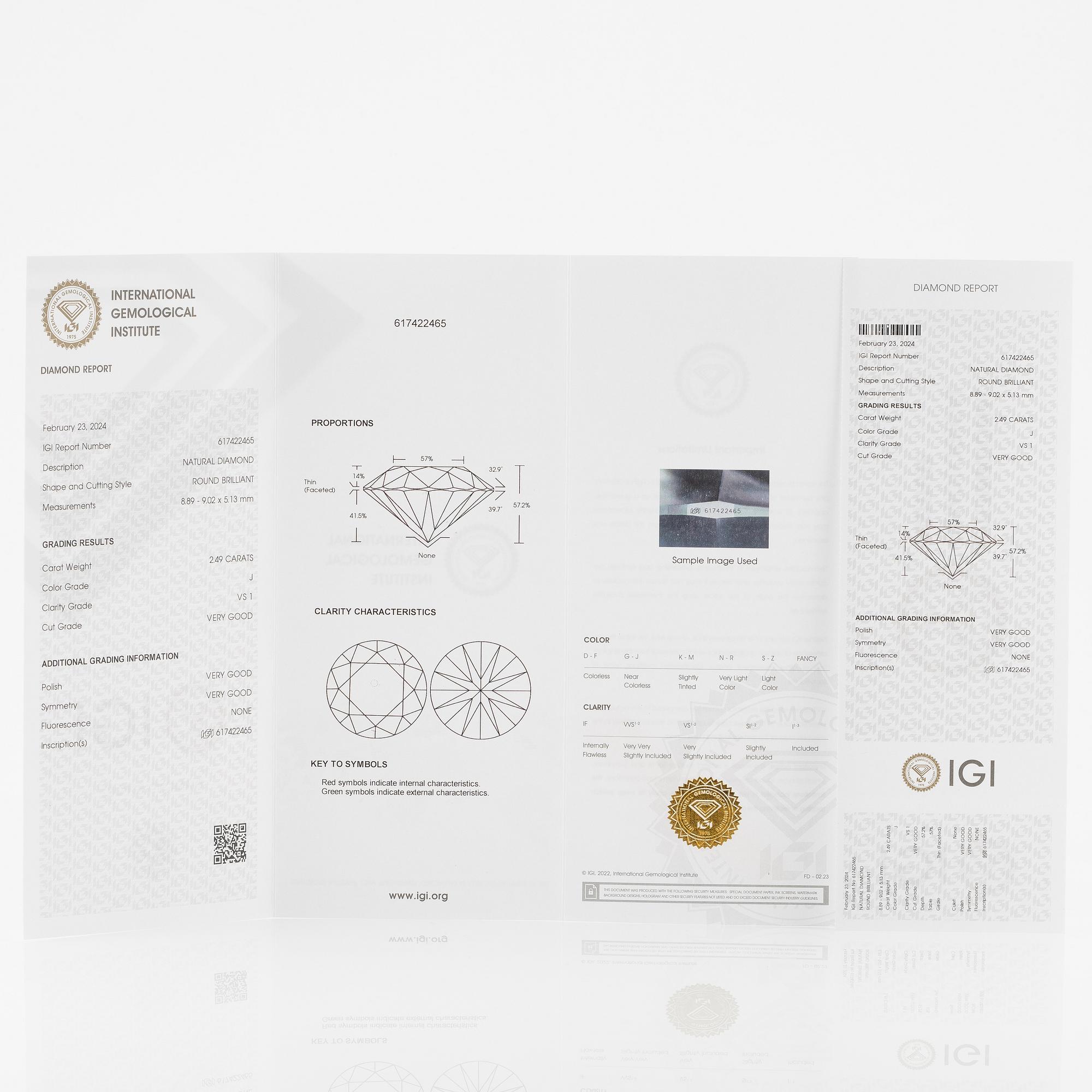 Necklace, 18K white gold with brilliant-cut diamonds.