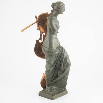 Arman (Armand Pierre Fernandez), "Venus et violoncelle".