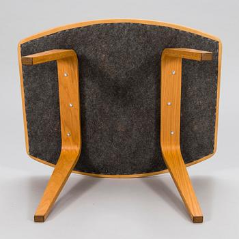 EERO SAARINEN, a 'Grasshopper' armchar and ottoman manufactured under licens by Tetrimäki Finland.