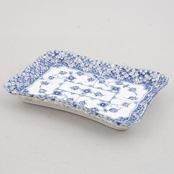 A 'Musselmalet' porcelain dish, model 1122, full lace, Royal Copenhagen, Denmark 1974-1978.