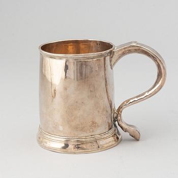 Joseph Clare I, stop, silver London 1719.
