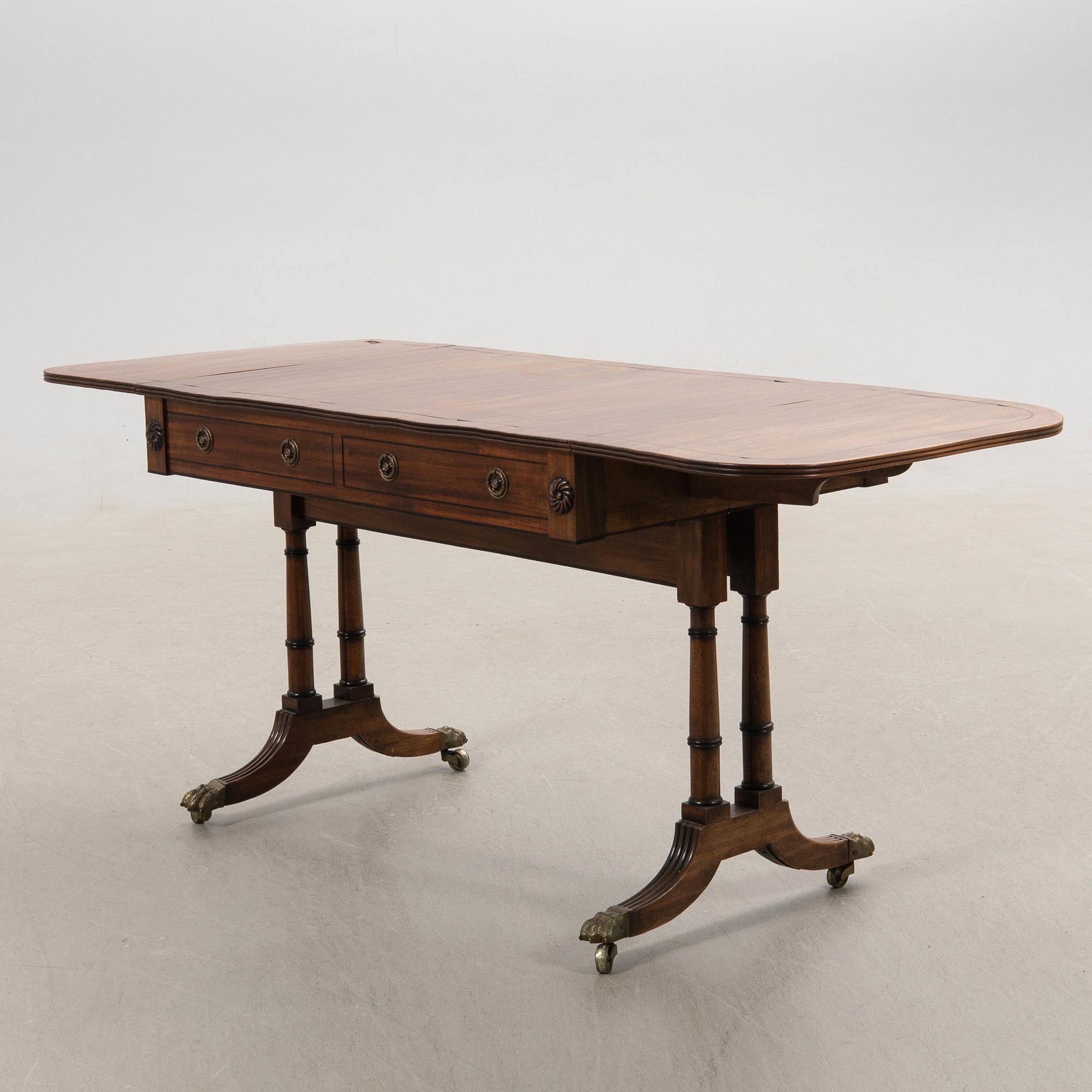 Klaffbord Regency England 1800-talets mitt.