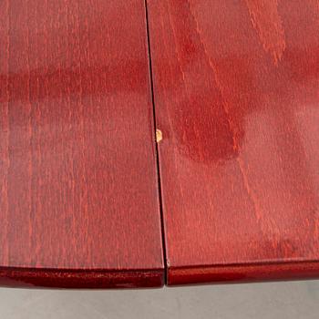 A seven-piece dining suite by Miranda of Sweden, second half of the 20th century.