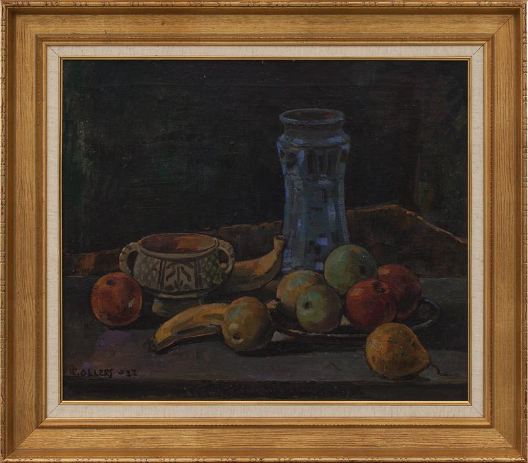 EDVIN OLLERS, olja på duk, signerad och daterad -27.