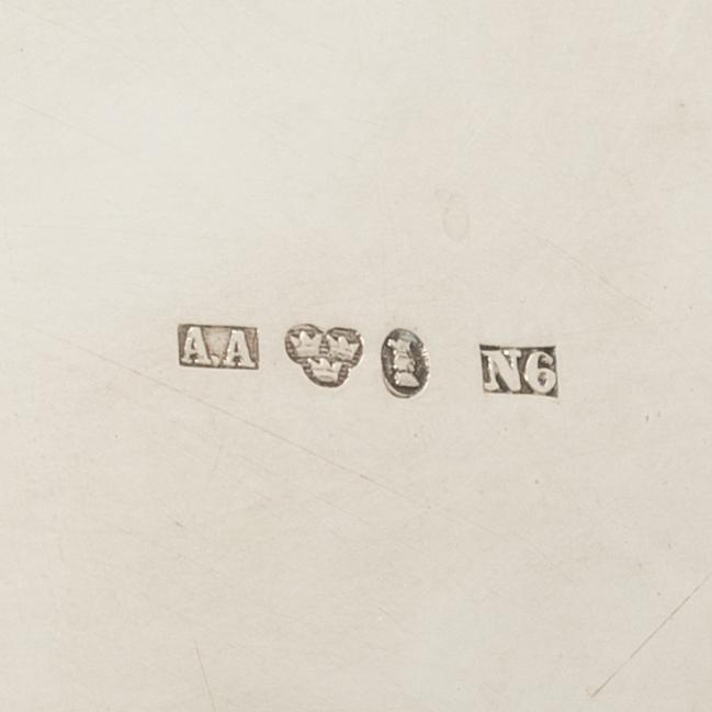 A Swedish silver bowl with lid, mark of Alfred Ambrosius, Stockholm 1891.