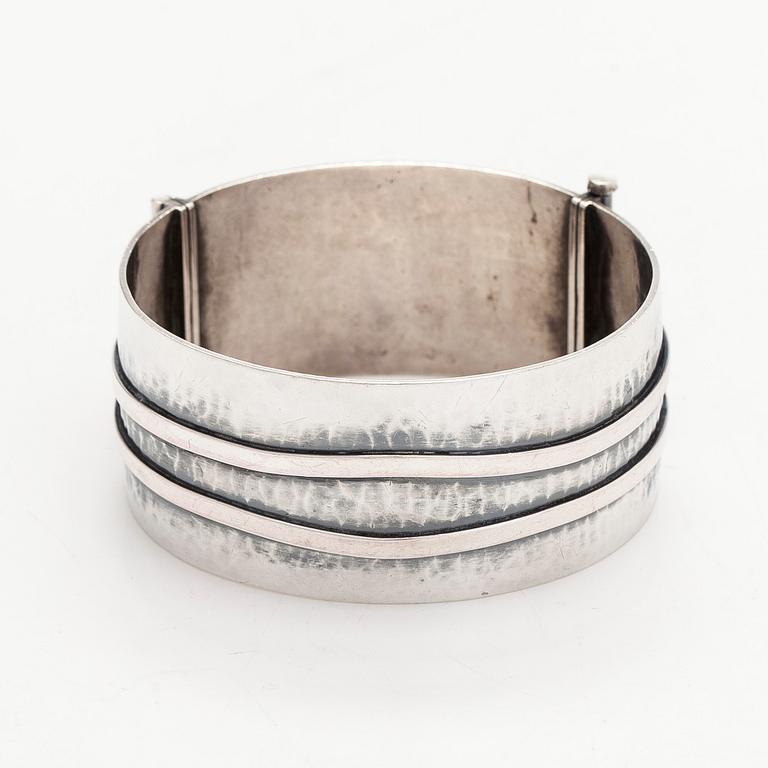 Reijo Sirkeoja, rannekoru, hopeaa, Tampere 1963.