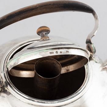 JOHAN FREDRIK BIÖRNSTEDT, a silver teapot, Stockholm 1816-17.