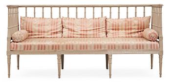 472. A Gustavian 18th century sofa by A. Hellman.