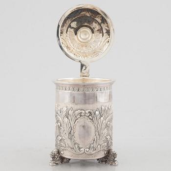 A Baroque style silver tankard, around the mid-20th century.