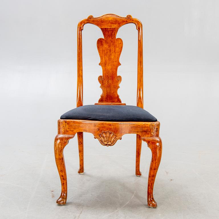 A Louis XV chair mid 1700s.