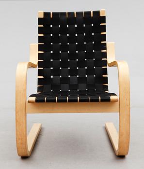 FÅTÖLJ, modell 406, Alvar Aalto, 1900-talets andra hälft.
