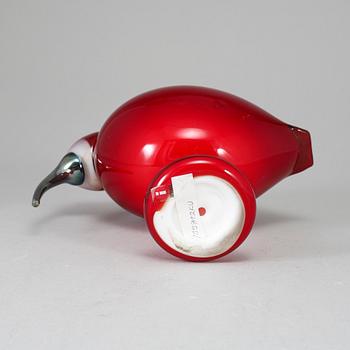 OIVA TOIKKA, lasilintu, Red Ibis (Punainen Ibis) O. Toikka Nuutajärvi.