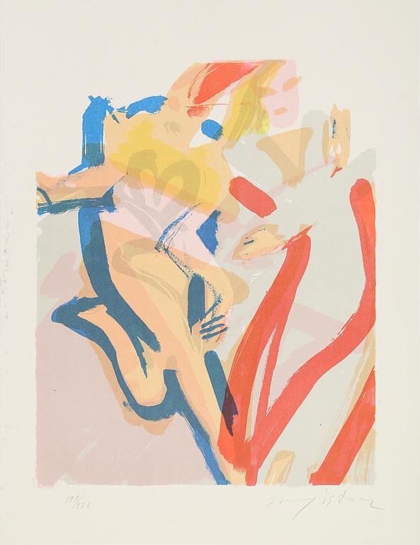 FÄRGLITOGRAFIER, 2 st, Nils Kölare och Tommy Östmar, signerade.