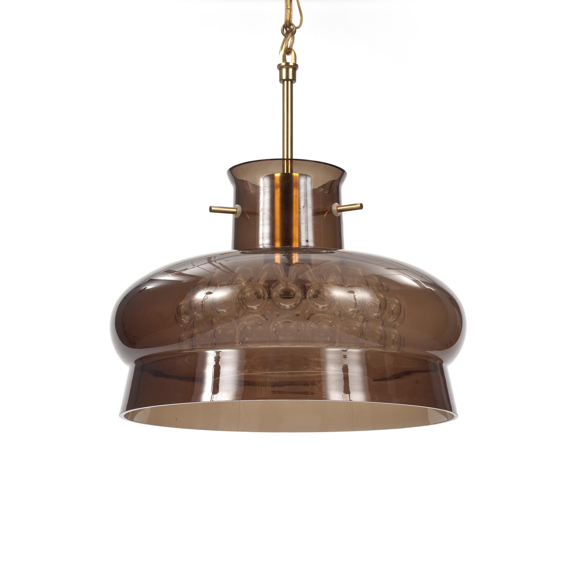 TAKLAMPA, Märkt Carl Fagerlund, Orrefors.