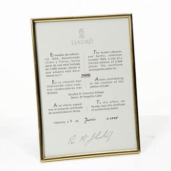 Francisco Polope, figurin, "Heaven and Earth", Lladró, Spanien.