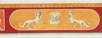 BEMÅLAD VÅD, empire, 1800-talets första hälft.