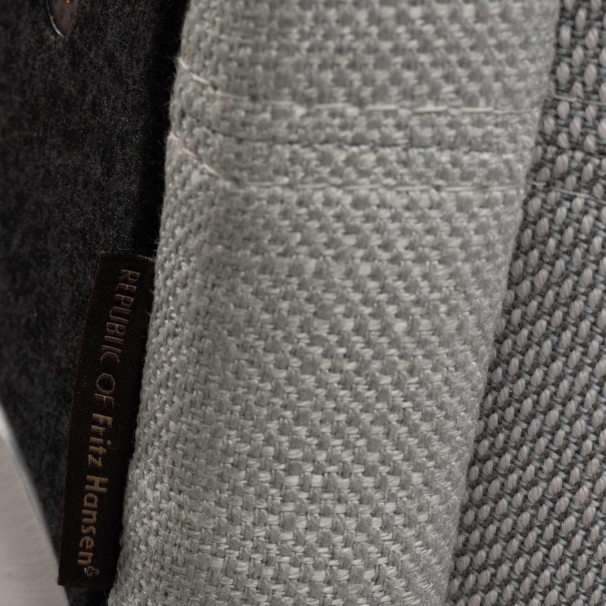 Jaime Hayon, a pair of 'Ro' lounge chairs with footstools, Fritz Hansen.