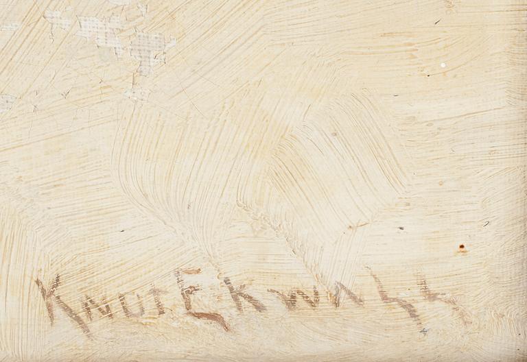 KNUT EKWALL, olja på duk. Signerad.