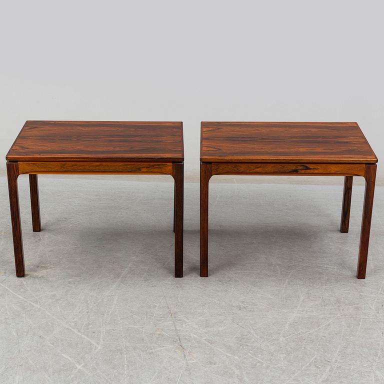 A pair of rosewood sidetables from Svensk Möbelindustri SMI, 1960's.