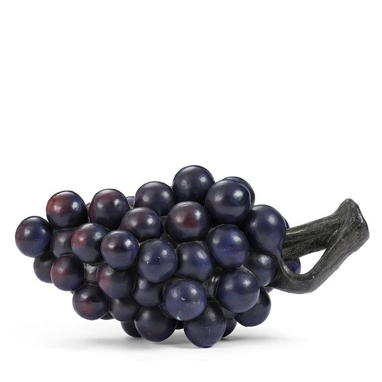 Hans Hedberg, a large faience sculpture of a bunch of grapes, Biot, France.