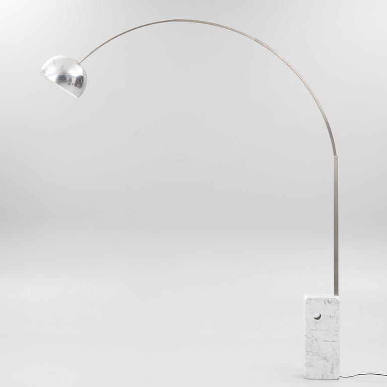 Achille & Pier Castiglioni, an 'Arco' floor lamp, Flos, Italy.