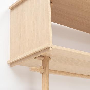 Made by Michael, 'Töjbox' oak clothes rack, Woud, Denmark.