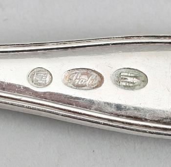 TÅRTSPADE, silver, Prahl Danmark, 1957. Vikt ca 159 gram.