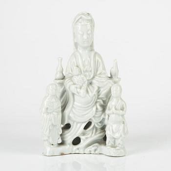 Figurin, poslin, blanc de chine, Kina, 1800-tal.