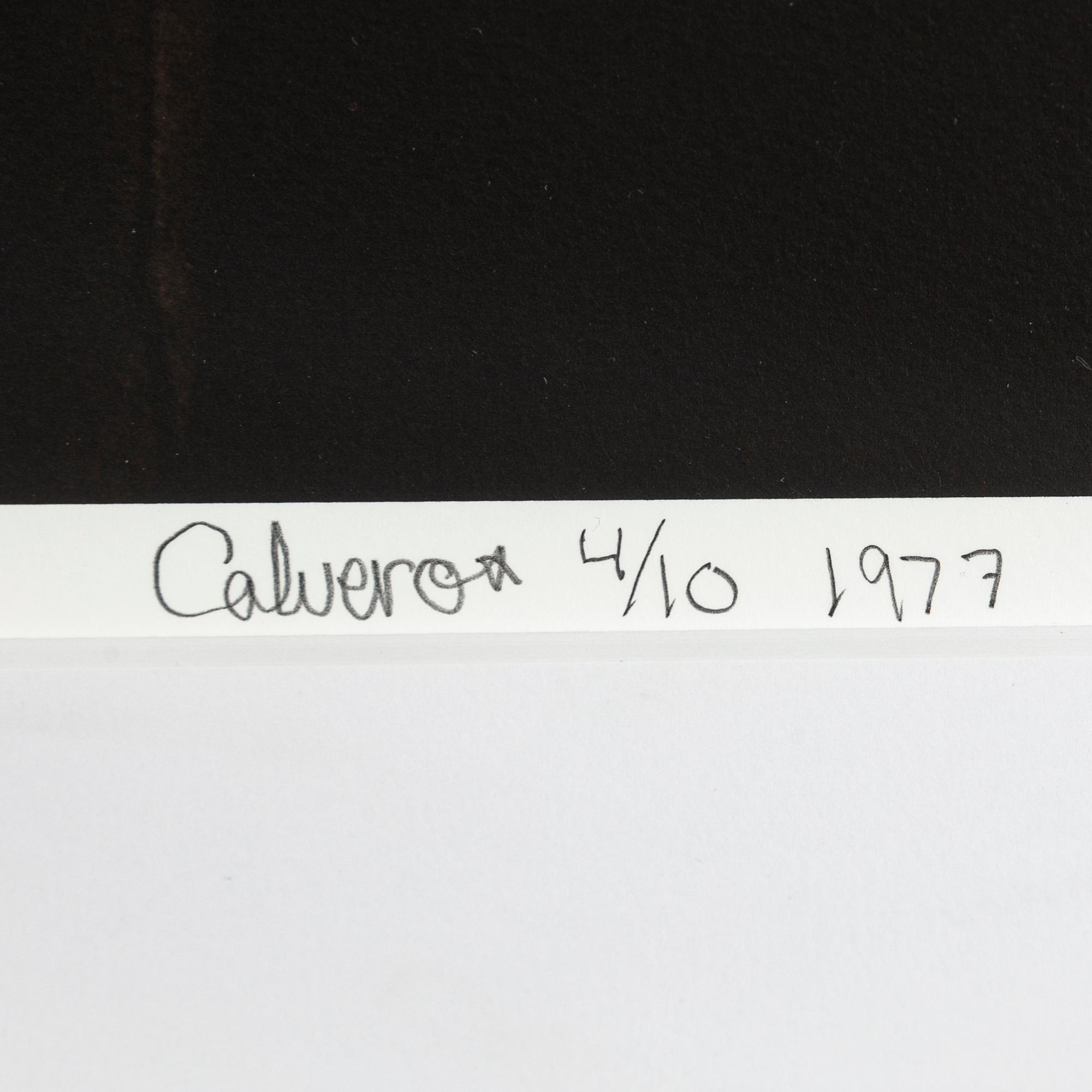 TORBJÖRN CALVERO, fotografi signerat och numrerat 4/10.