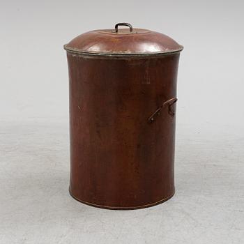 A copper barrel from around 1900.