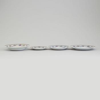 A part dinner service, 'Iris', Rörstrand, second half of the 19th century (69 pieces).