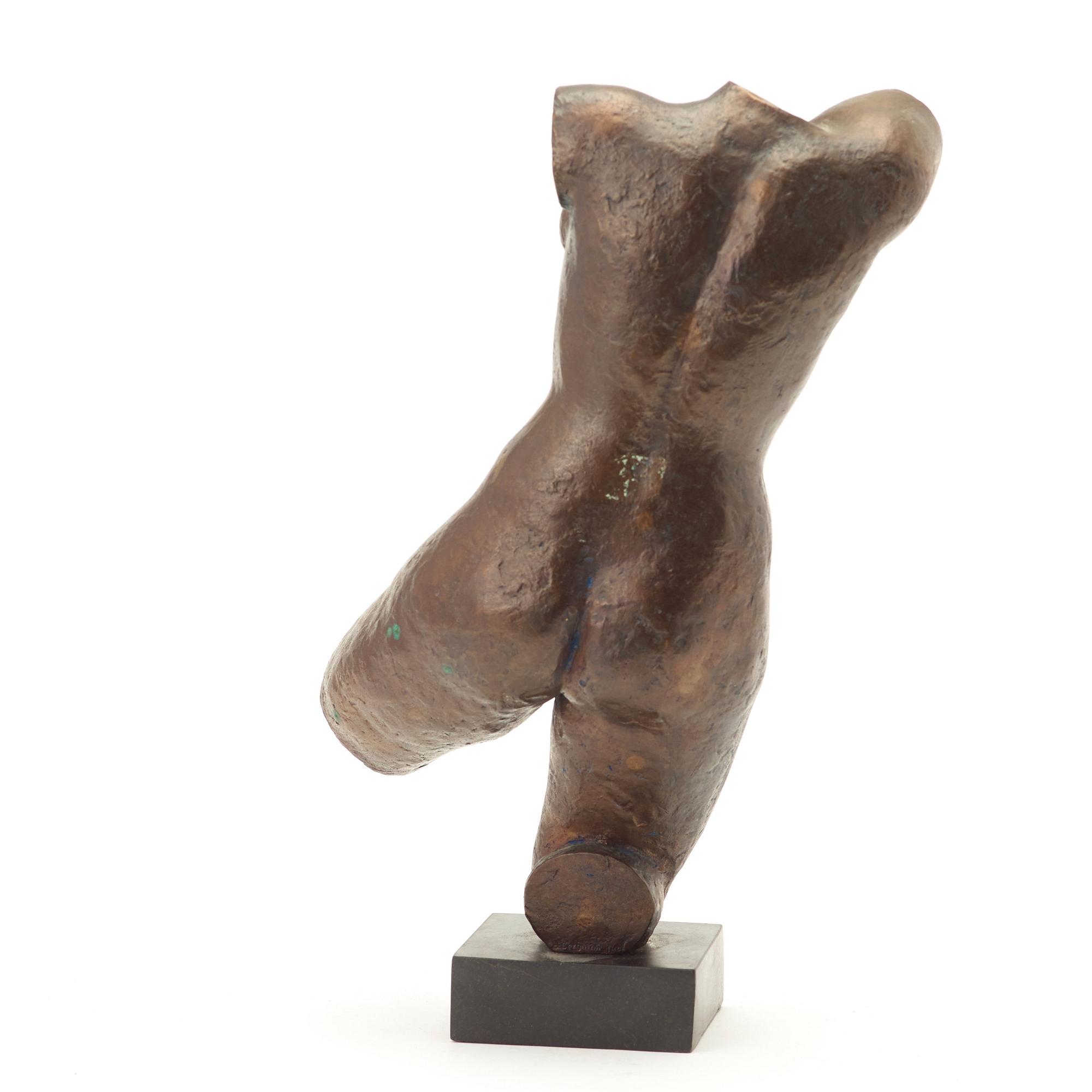 AXEL WALLENBERG, skulptur, brons, signerad och med gjutarstämpel H Bergman fud.