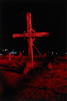 Carl Michael von Hausswolff,  "Red Cross", 2009.