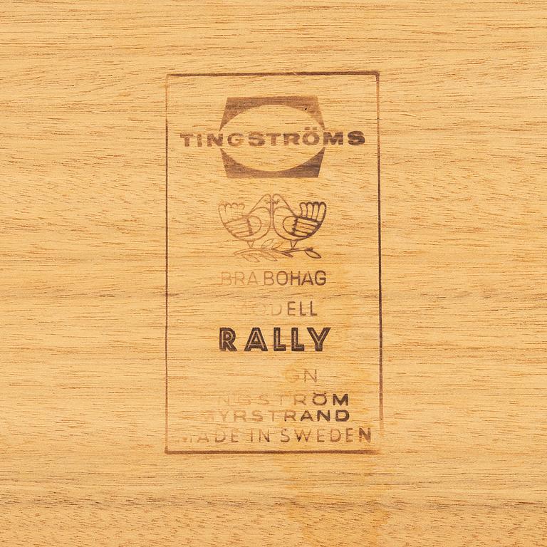 Sven Engström & Gunnar Myrstrand, a 'Rally' bench, Tingströms, 1950s/60s.