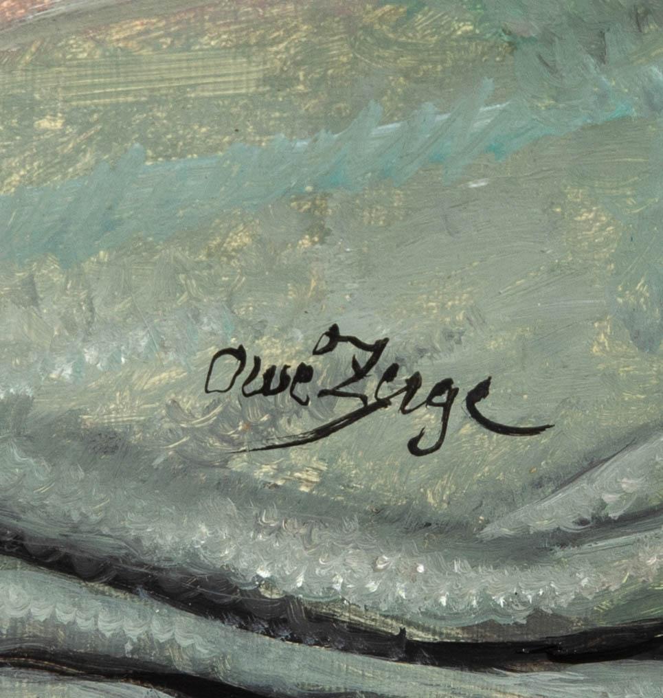 Owe Zerge, still life with flowers.