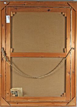 OKÄND KONSTNÄR, olja på duk, omkring 1900.