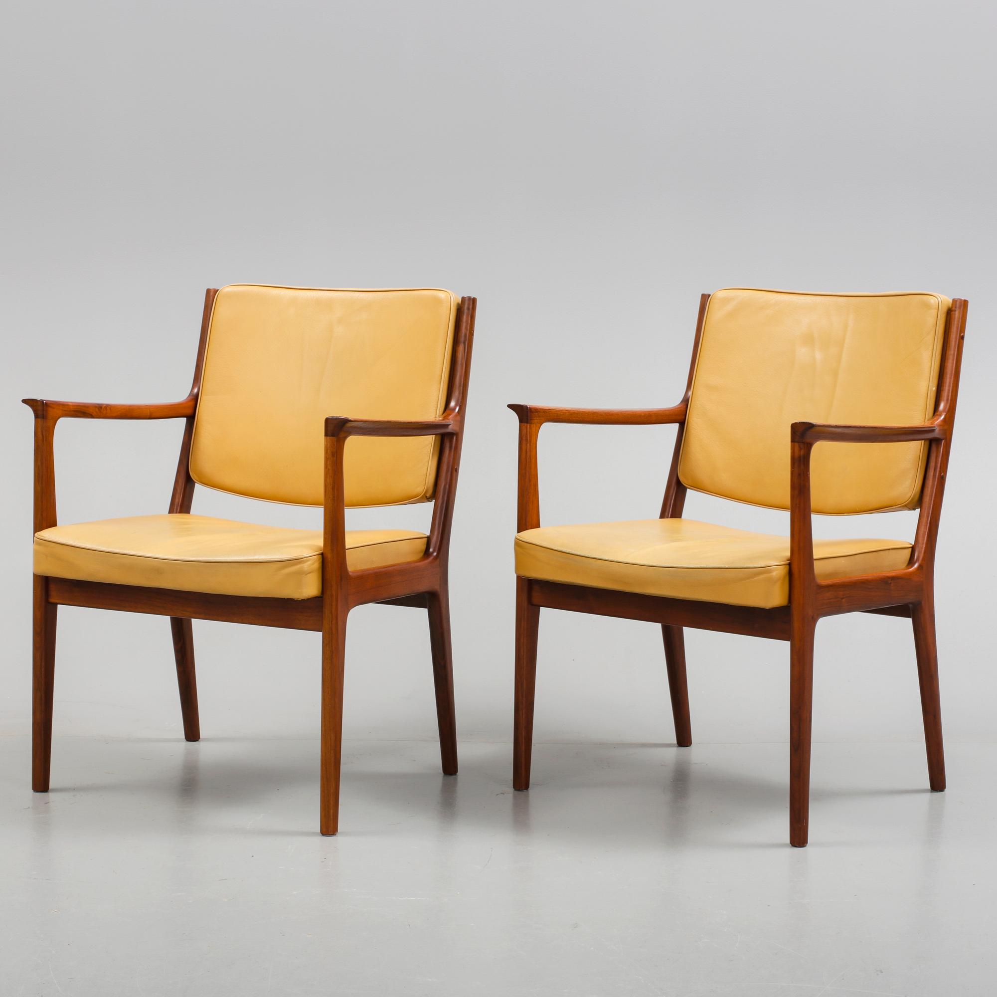 KARMSTOLAR, 1 par, Karl-Erik Ekselius, JOC Möbel AB Vetlanda, 1960-tal.