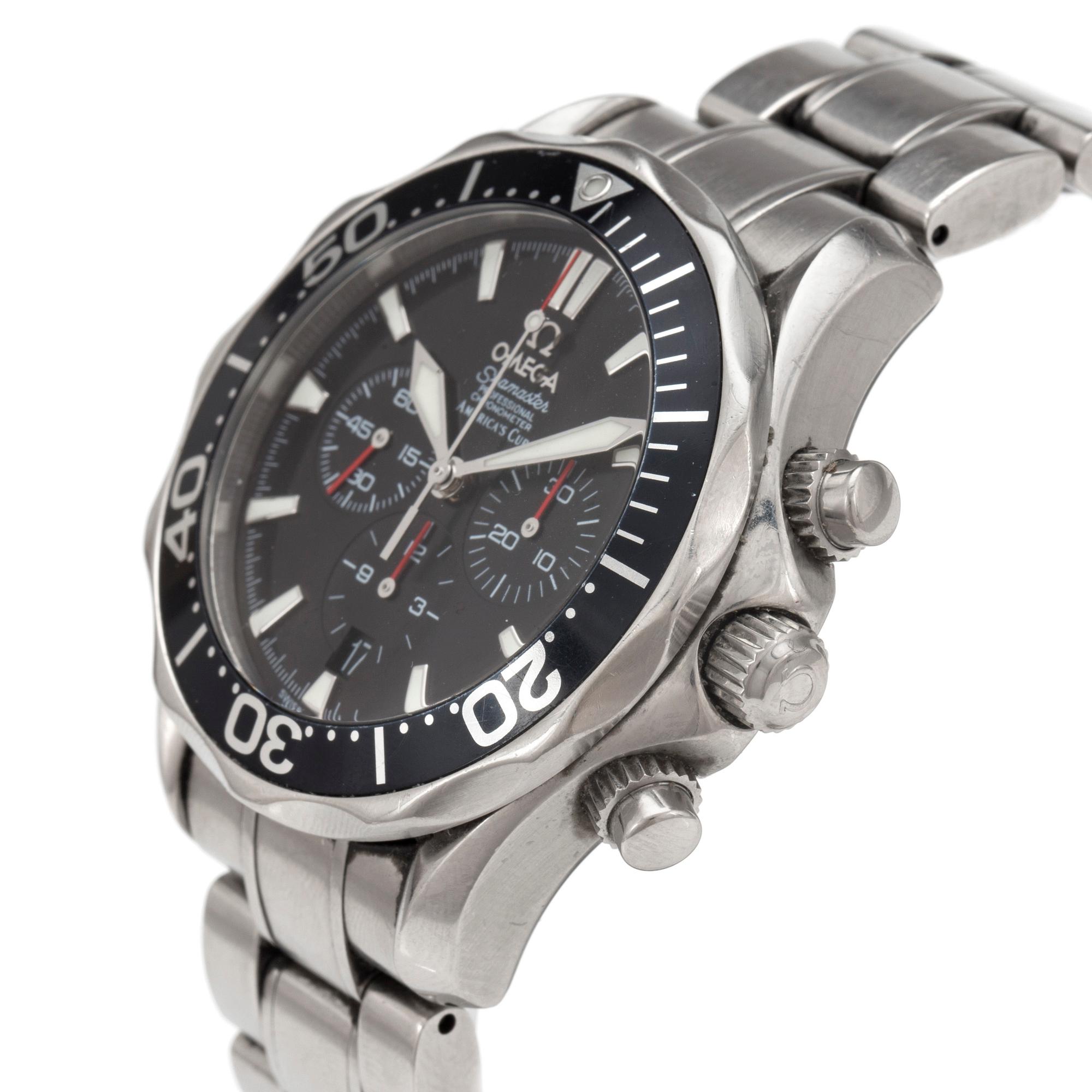 OMEGA, Seamaster, America's Cup, Chronometer, chronograph, wristwatch, 41,5 mm,
