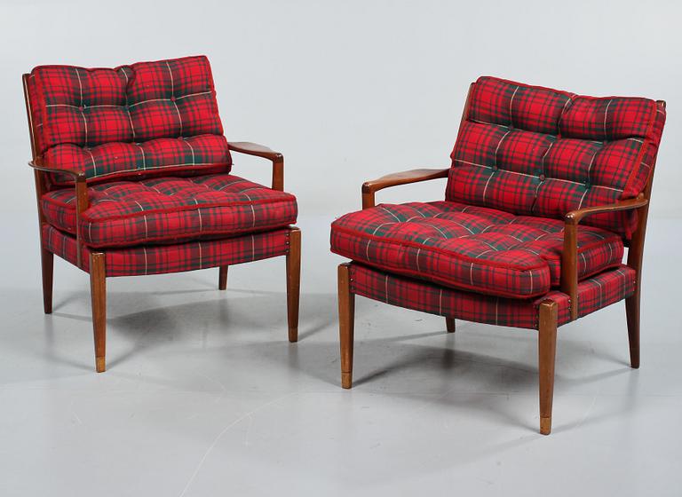 FÅTÖLJER, ett par, Arne Norell, 1960/1970-tal.