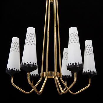 A 1950's ceiling light.