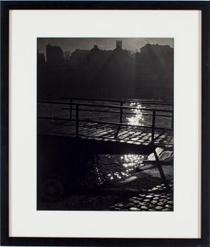 ÅKE LANGE, gelatin silver fotografi, vintage, signerat och daterat 1936, signerad a tergo med estatestämpel.