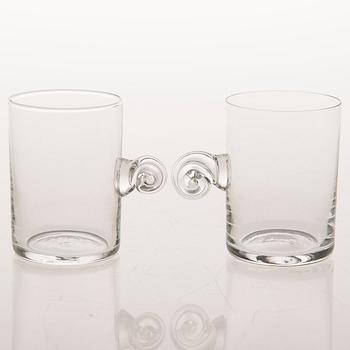 KAJ FRANCK, PUNSCHGLAS, 6 ST, modell 1736, Notsjö 1963-1971.