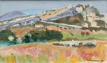 AARRE HEINONEN, öljy kankaalle, signeerattu ja päivätty 60.