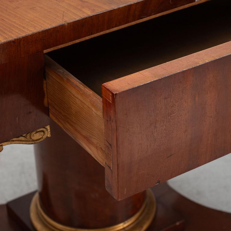 A Swedish Mahogany Table, Karl-Johan, early 19th century.