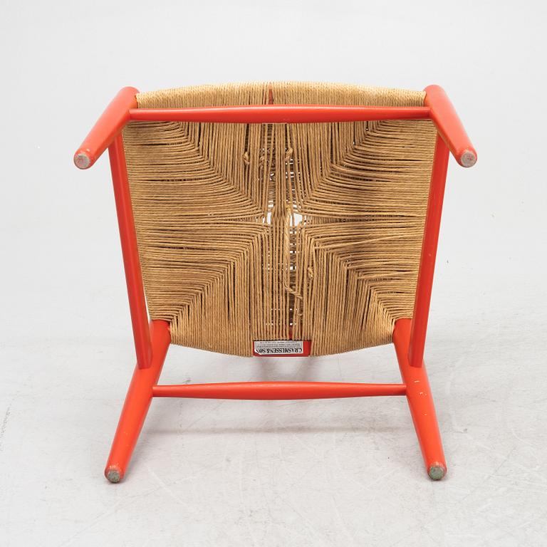 Hans J. Wegner, six model CH-24 chairs, Carl Hansen & Son, Denmark, end of the 20th century.